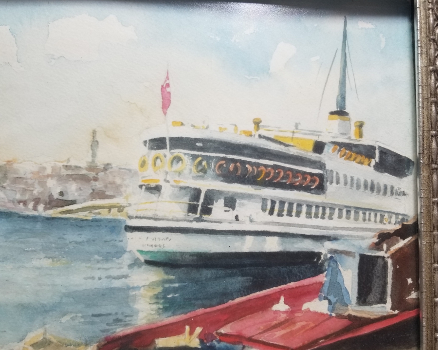 SANATÇI İMZALI SULUBOYA TABLO