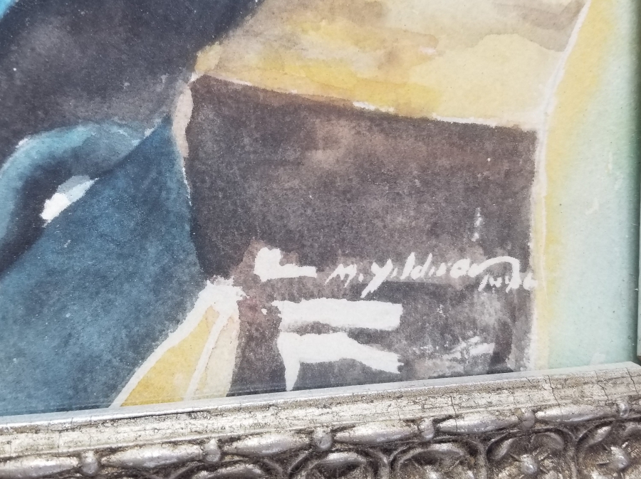 SANATÇI İMZALI SULUBOYA TABLO
