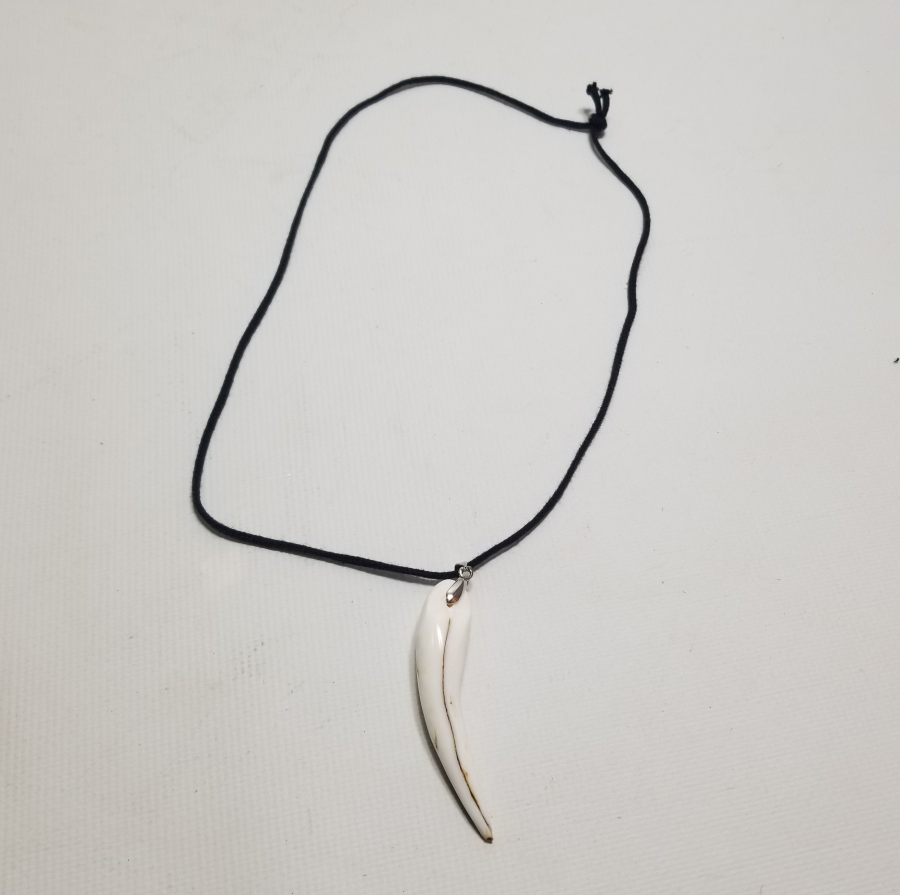 ÖZEL YAPIM HİPOPOTAM DİŞİ KOLYE