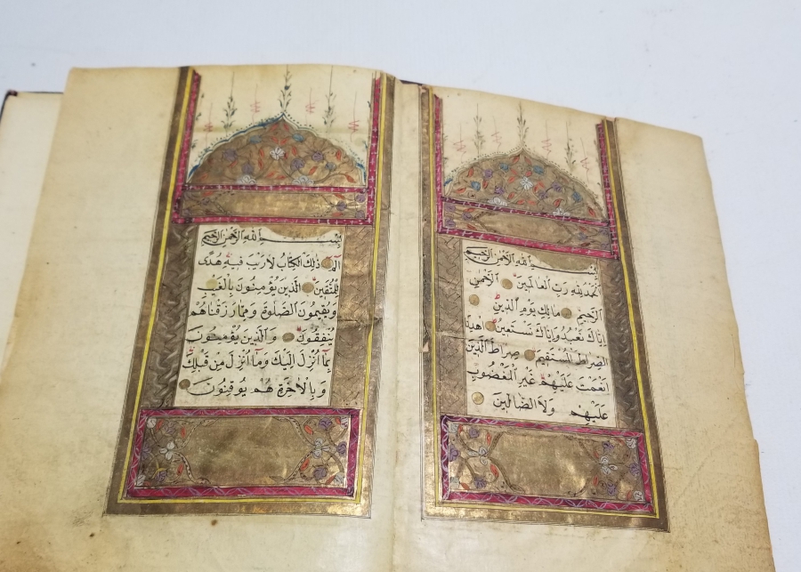 ALTIN TEZHİPLİ NADİR EL YAZMA KUR'AN-I KERİM