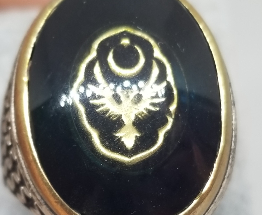 KABARTMA İŞÇİLİKLİ BÜYÜK BOY GÜMÜŞ YÜZÜK