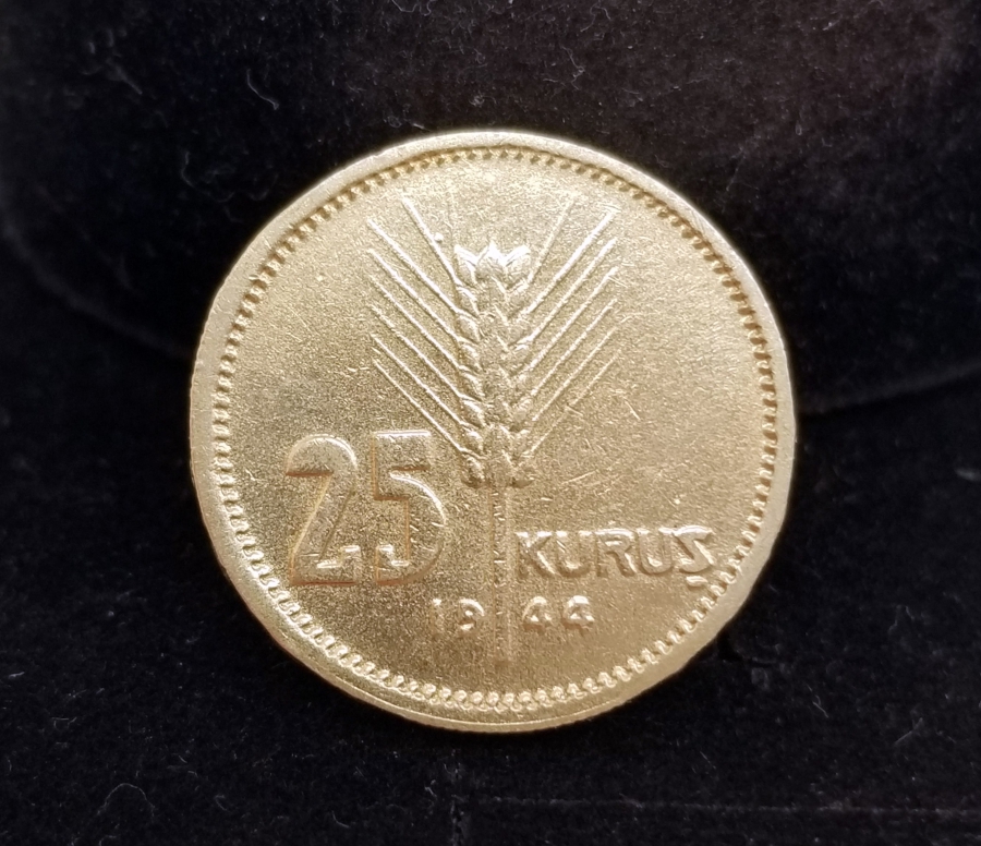 KOLEKSİYONLUK 1944 YILI 25 KURUŞ