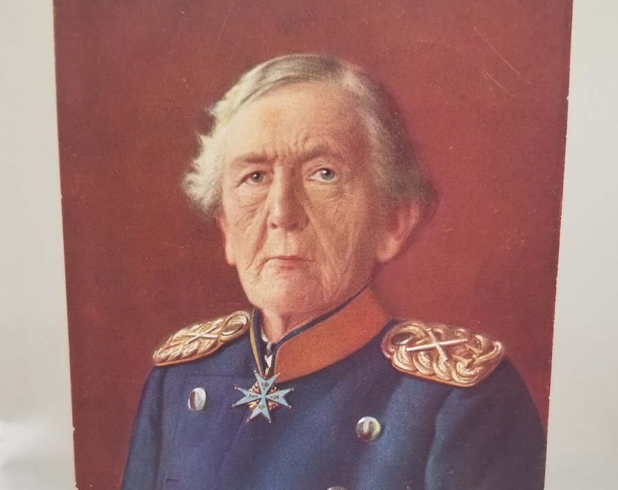 1. DÜNYA SAVAŞI DÖNEMİ MAREŞAL GOTTLİEB VON HAESELER GÖRSELLİ POSTADAN GEÇMİŞ NADİR PROPAGANDA KARTPOSTALI