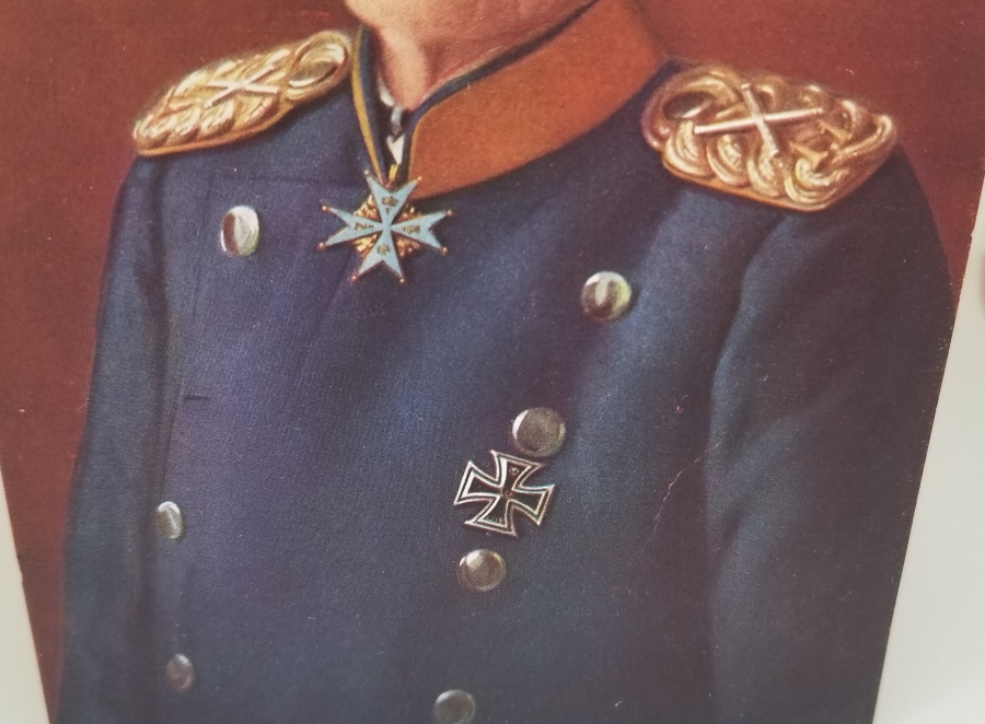 1. DÜNYA SAVAŞI DÖNEMİ MAREŞAL GOTTLİEB VON HAESELER GÖRSELLİ POSTADAN GEÇMİŞ NADİR PROPAGANDA KARTPOSTALI