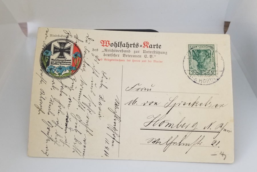 1. DÜNYA SAVAŞI DÖNEMİ GENERAL KARL VON EINEM GORSELLİ KARTPOSTAL