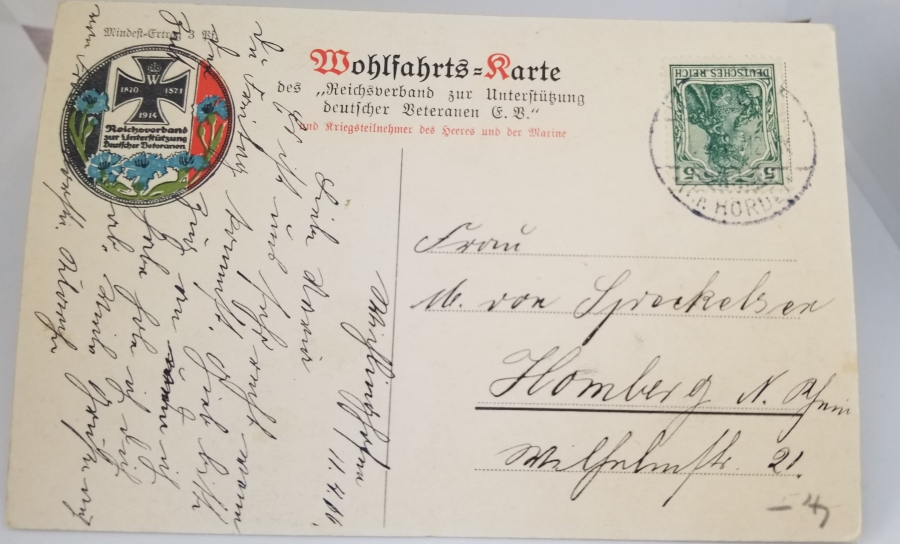 1. DÜNYA SAVAŞI DÖNEMİ GENERAL KARL VON EINEM GORSELLİ KARTPOSTAL