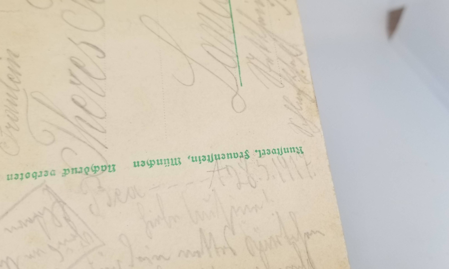 1. DÜNYA SAVAŞI DÖNEMİ BİR KİLİSE'YE TOP MERMİSİ İSABET ETME ANI GÖRSELLİ ALMAN KARTPOSTAL