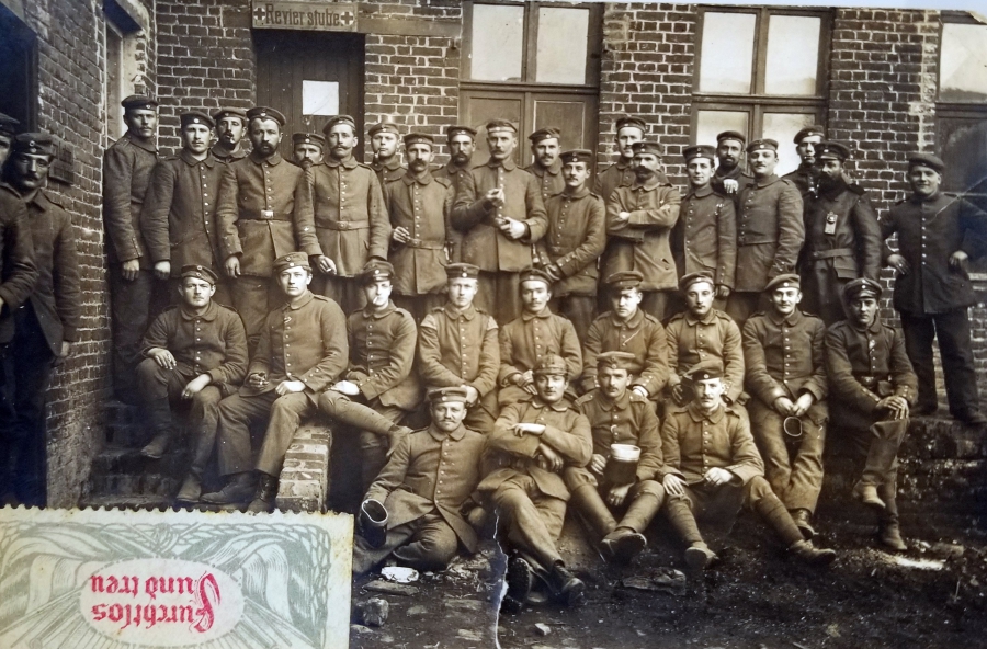 1. DÜNYA SAVAŞI DÖNEMİ BAVYERA KRALLIĞI ASKERLERİ GÖRSELLİ NADİR FOTOĞRAF