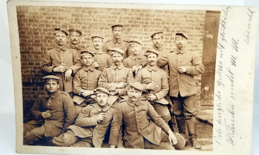 1. DÜNYA SAVAŞI DÖNEMİ ALMAN SUBAYLAR GÖRSELLİ NADİR FOTOĞRAF