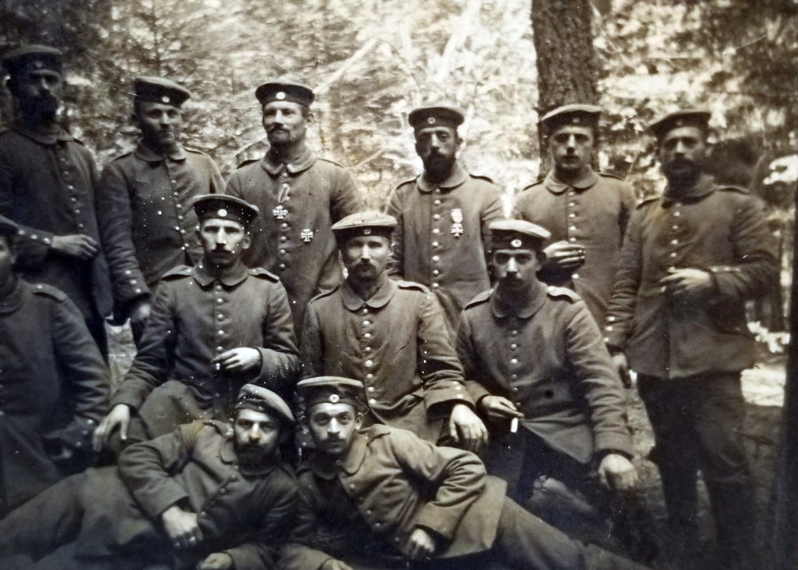1. DÜNYA SAVAŞI DÖNEMİ ALMAN ASKERLERİ GÖRSELLİ NADİR FOTOĞRAF