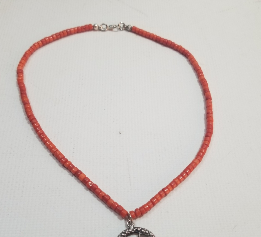 ÖZEL YAPIM MERCAN TAŞLI GERDANLIK