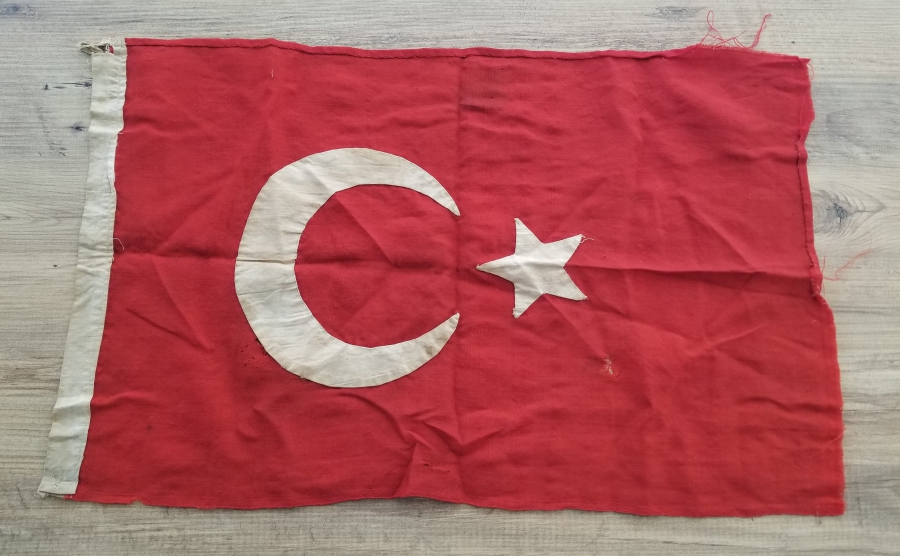 OSMANLI DÖNEMİ EL DİKİMİ BAYRAK