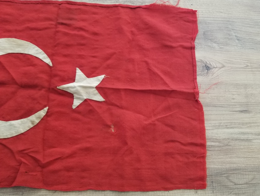 OSMANLI DÖNEMİ EL DİKİMİ BAYRAK