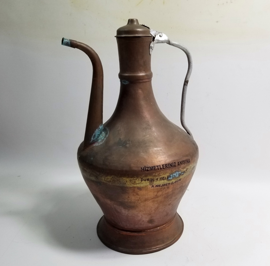EL YAPIMI HATIRA BAKIR BURDUR İBRİĞİ