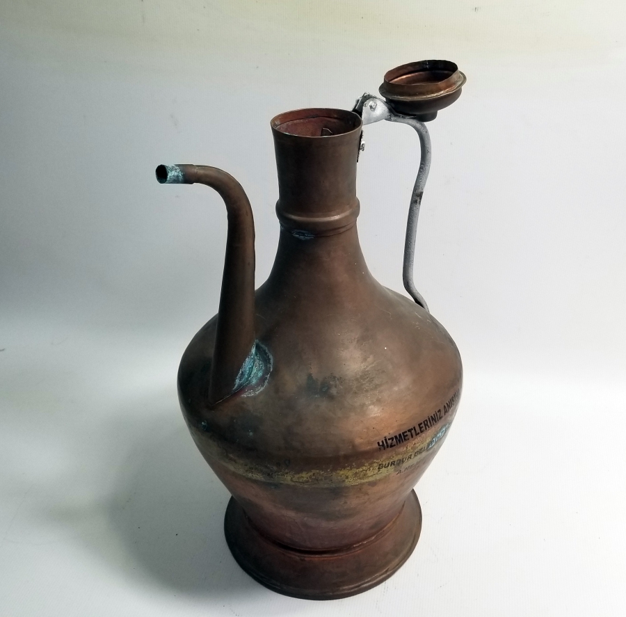 EL YAPIMI HATIRA BAKIR BURDUR İBRİĞİ