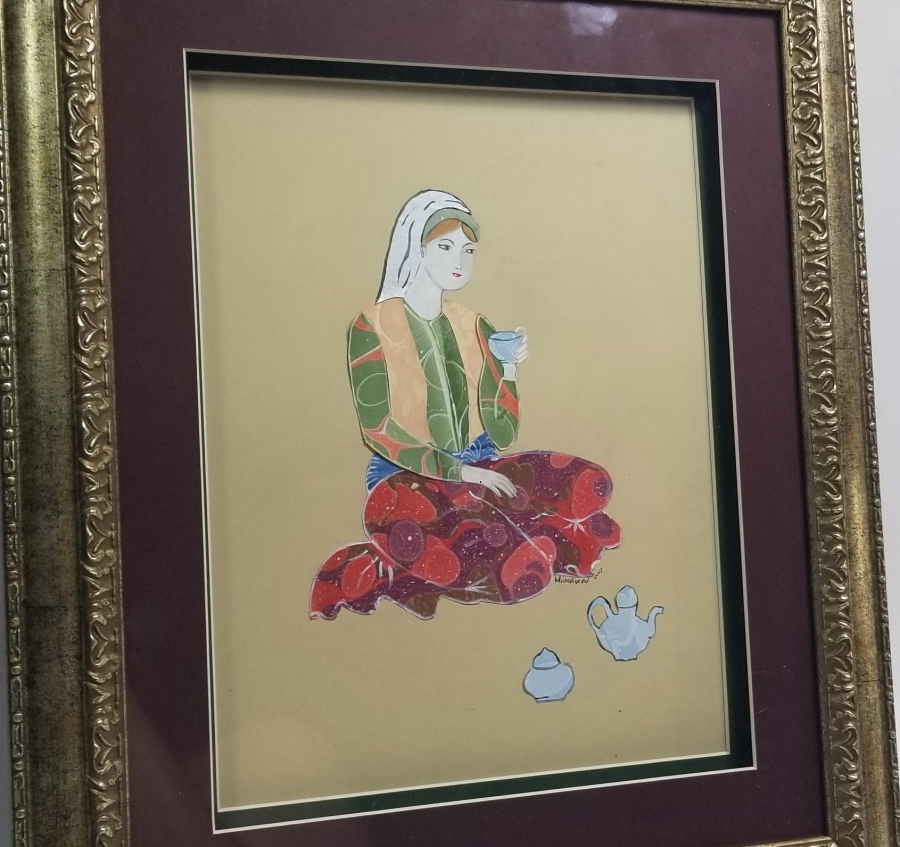 SANATÇI İMZALI EBRULU TABLO