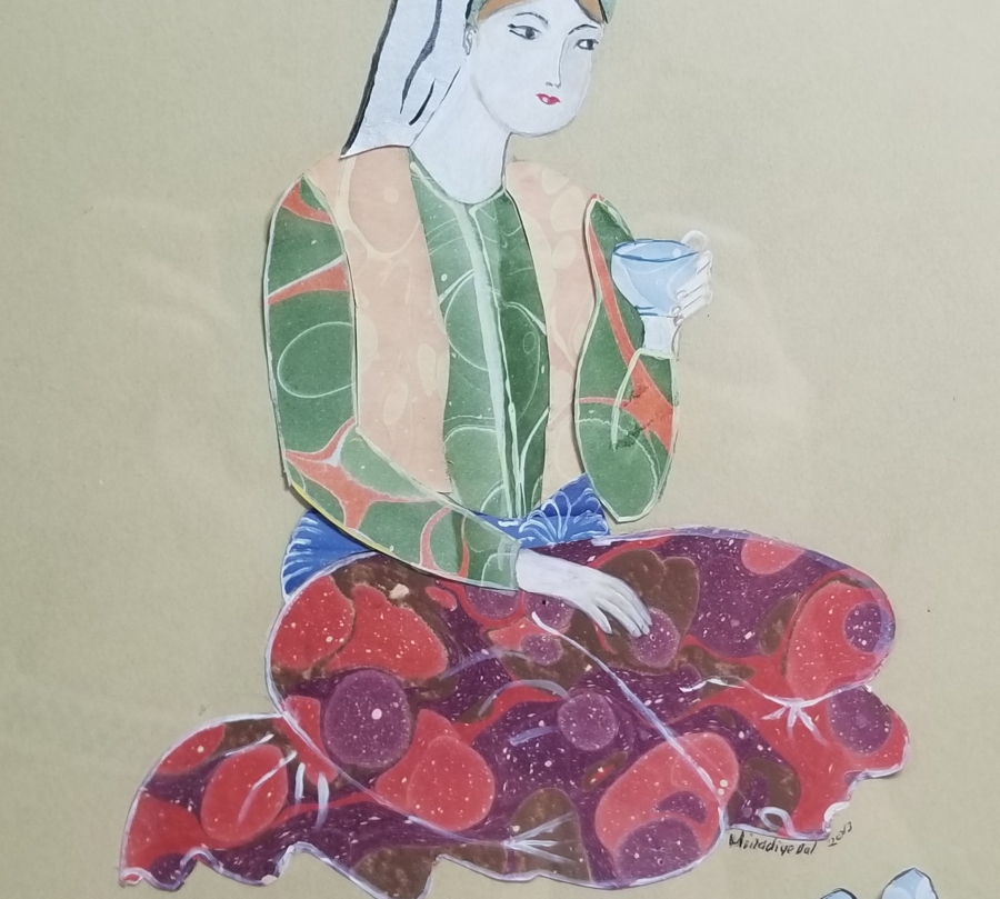 SANATÇI İMZALI EBRULU TABLO