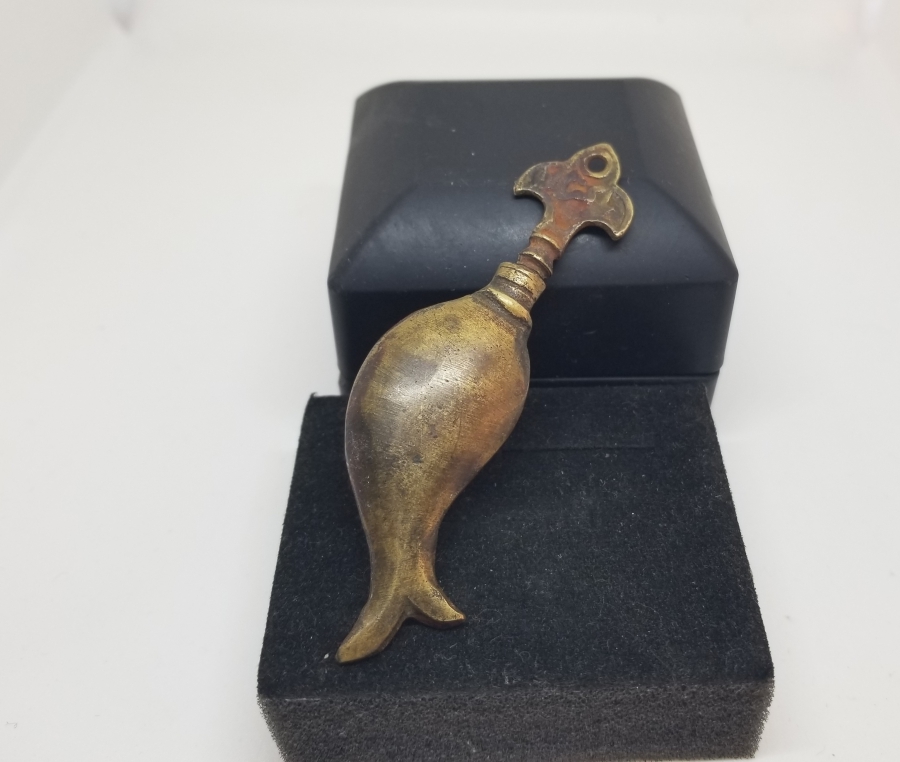 NADİR TİPTE ANTİKA BRONZ SÜRMEDAN