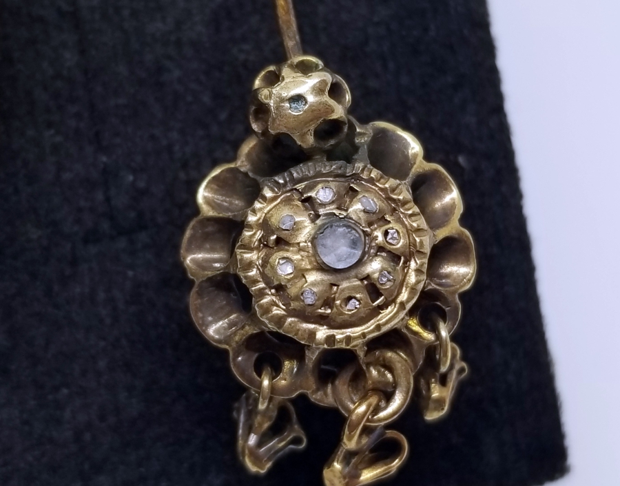 OSMANLI DÖNEMİ ELMAS KÜPE