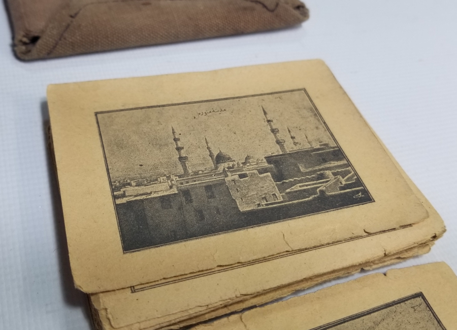 RECEP ÇAVUŞ'A AİT, ÇANAKKALE SAVAŞINDA YARALI ASKERLERE DAĞITILMIŞ ENVER PAŞA İMZALI NADİR ENAM-I ŞERİF