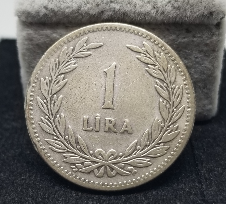 1947 YILI KOLEKSİYONLUK GÜMÜŞ 1 LİRA