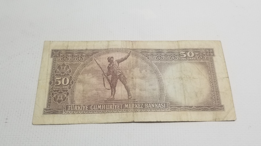 5. EMİSYON KAĞIT 50 LİRA