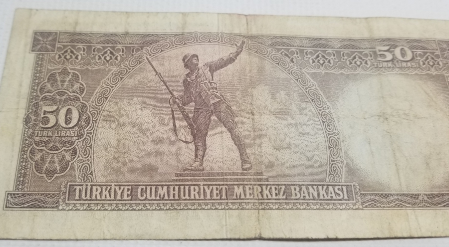 5. EMİSYON KAĞIT 50 LİRA