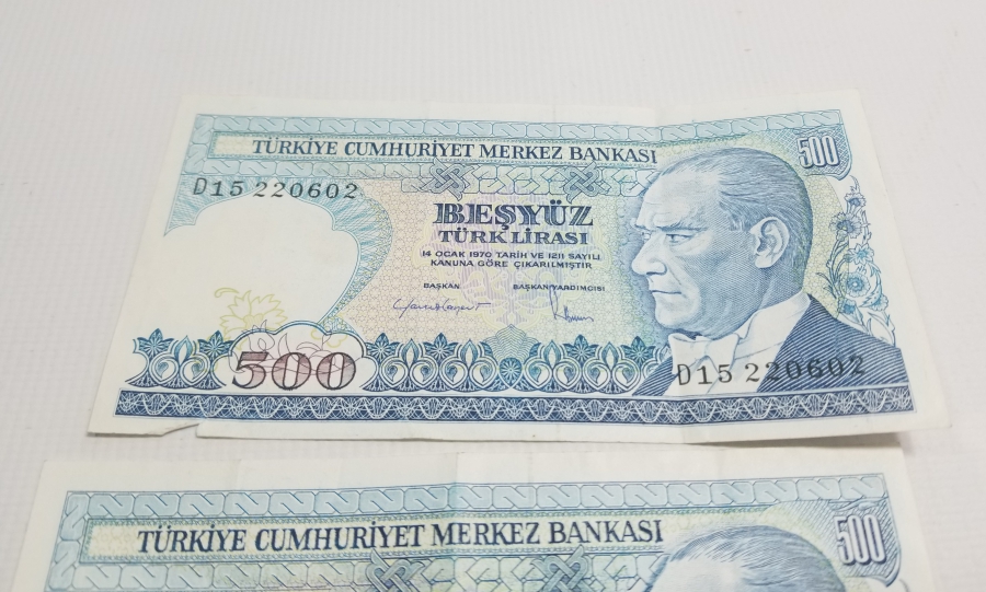 7. EMİSYON KOLEKSİYONLUK KAĞIT 500 LİRA