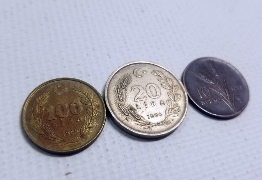 3 ADET KOLEKSİYONLUK ANTİKA METAL PARA
