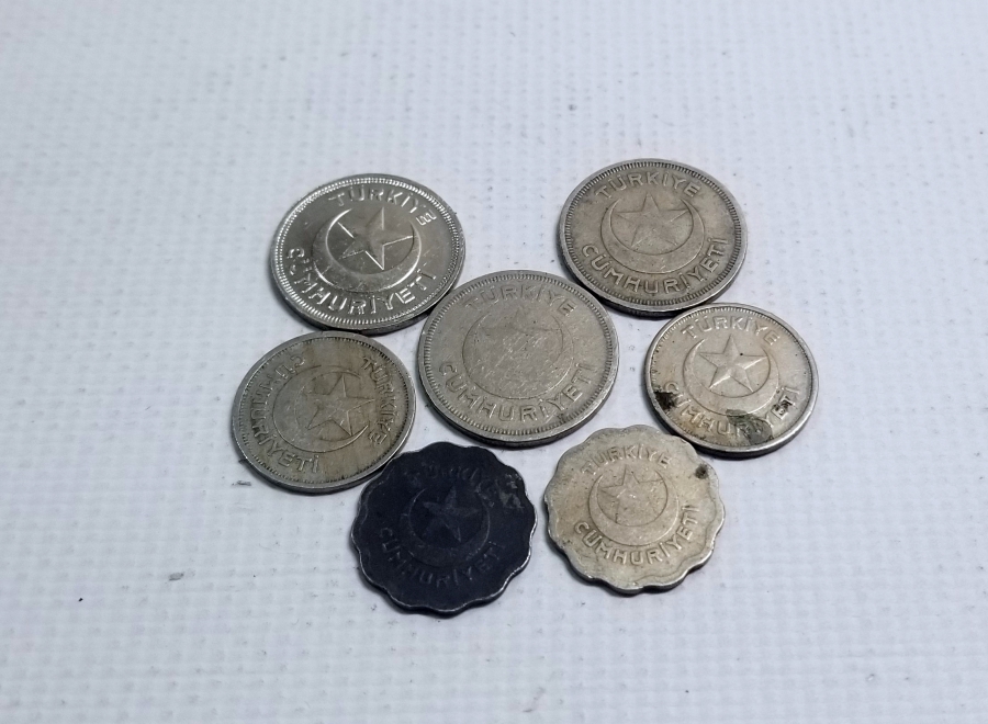 ANTİKA KOLEKSİYONLUK 1 VE 5 KURUŞ LOTU