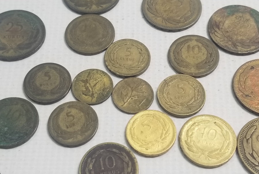 CUMHURİYET BAŞLARI ANTİKA METAL PARA LOTU