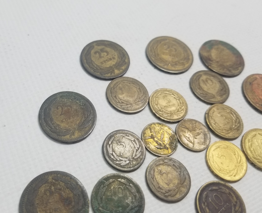 CUMHURİYET BAŞLARI ANTİKA METAL PARA LOTU