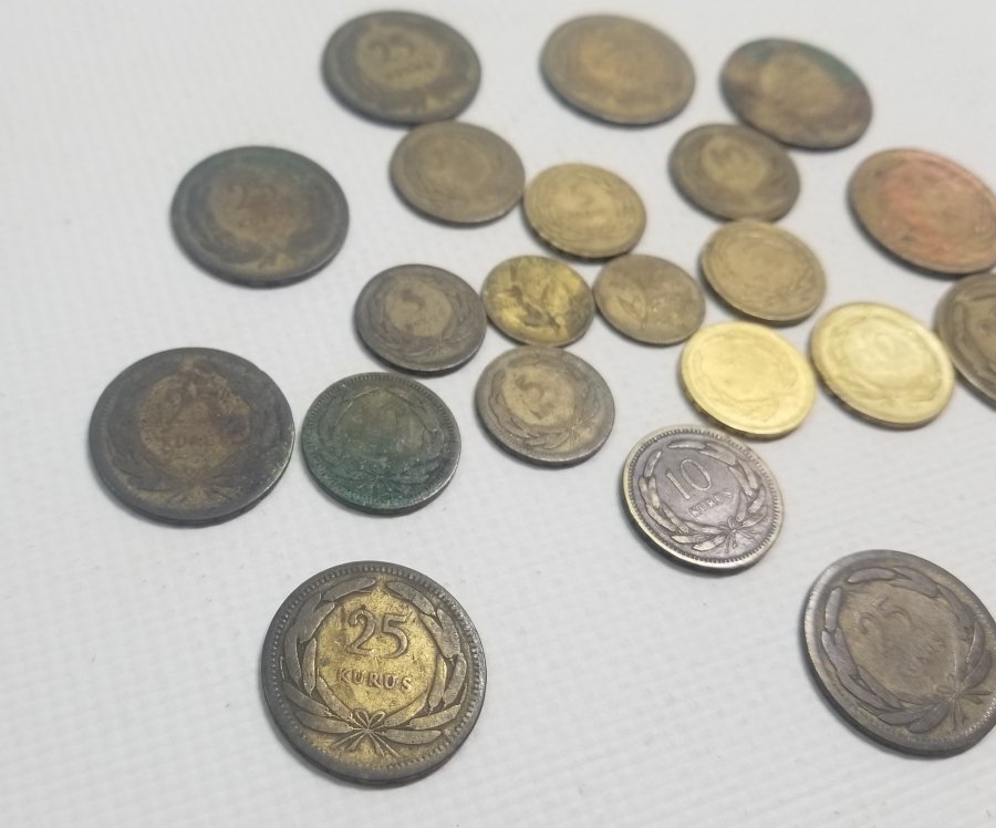 CUMHURİYET BAŞLARI ANTİKA METAL PARA LOTU