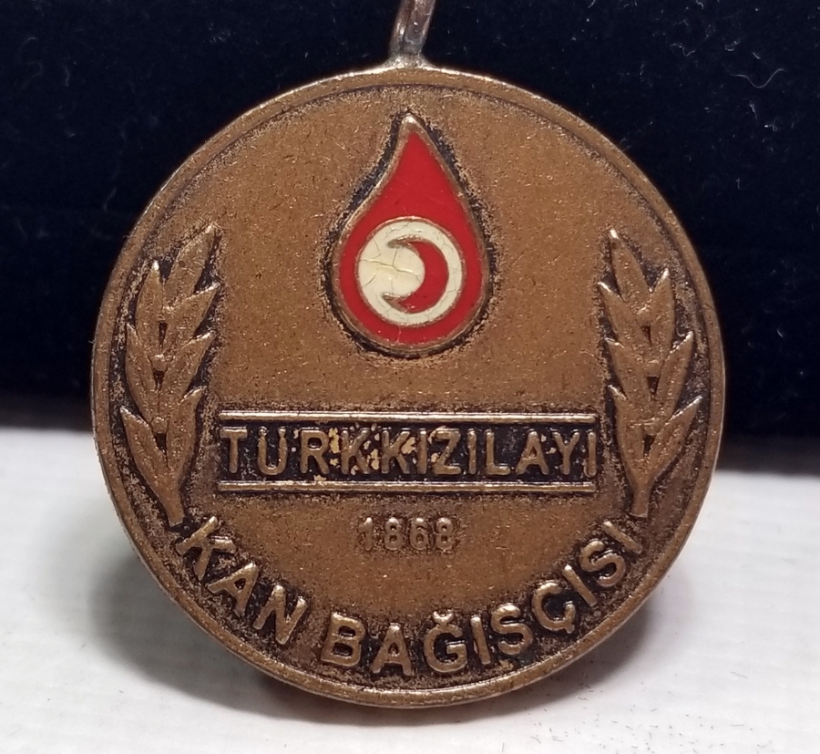 ORİJİNAL KUTUSUNDA KAN BAĞIŞÇISI MADALYASI