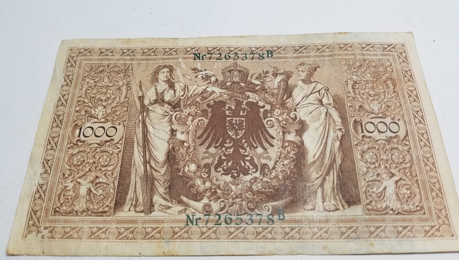 1910 YILI KOLEKSİYONLUK 1000 MARK