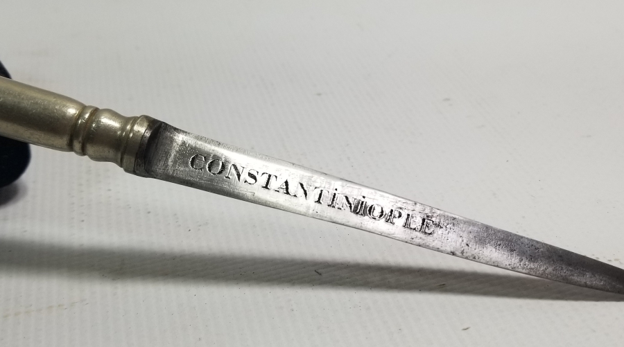 ÜZERİNDE CONSTANTINOPLE YAZILI OSMANLI DÖNEMİ ZARF AÇACAĞI