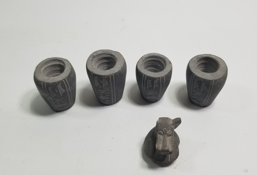 SABUN TAŞINDAN YAPILMIŞ DEKORATİF MISIR BİBLO LOTU