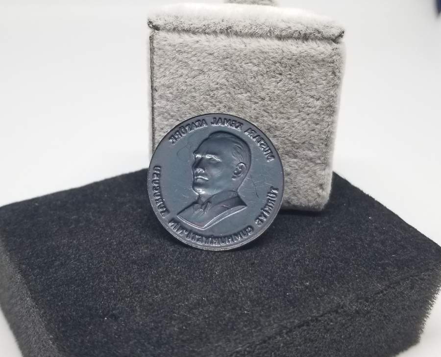 ANTİKA GÜMÜŞ ATATÜRK ROZETİ