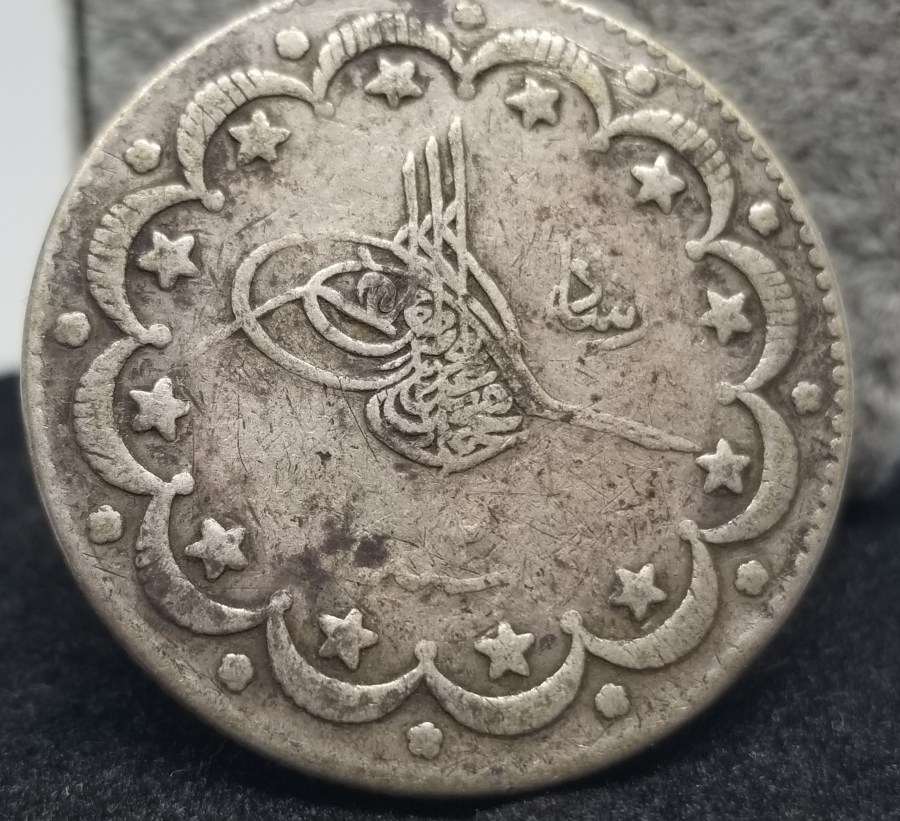 SULTAN MEHMET REŞAT DÖNEMİ KOLEKSİYONLUK GÜMÜŞ 10 KURUŞ MECİDİYE