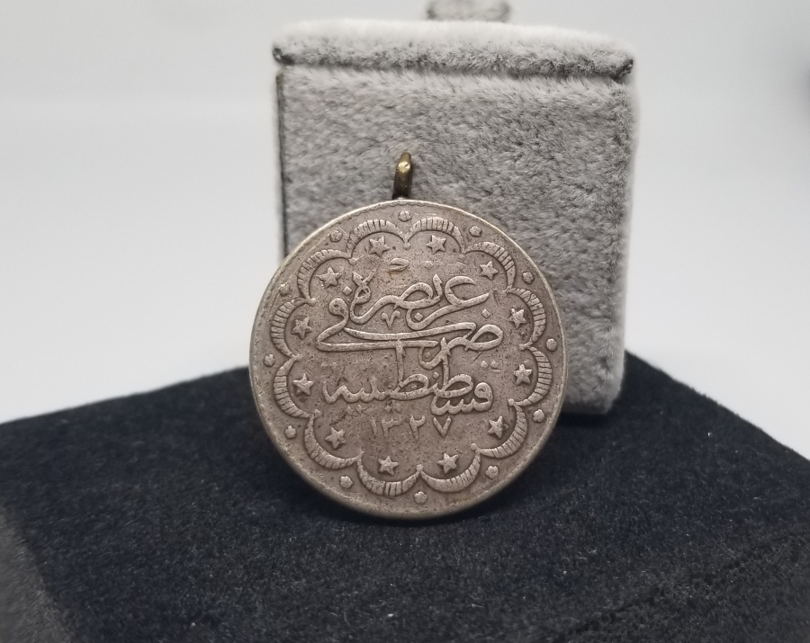 SULTAN MEHMET REŞAT DÖNEMİ KOLEKSİYONLUK GÜMÜŞ 10 KURUŞ MECİDİYE