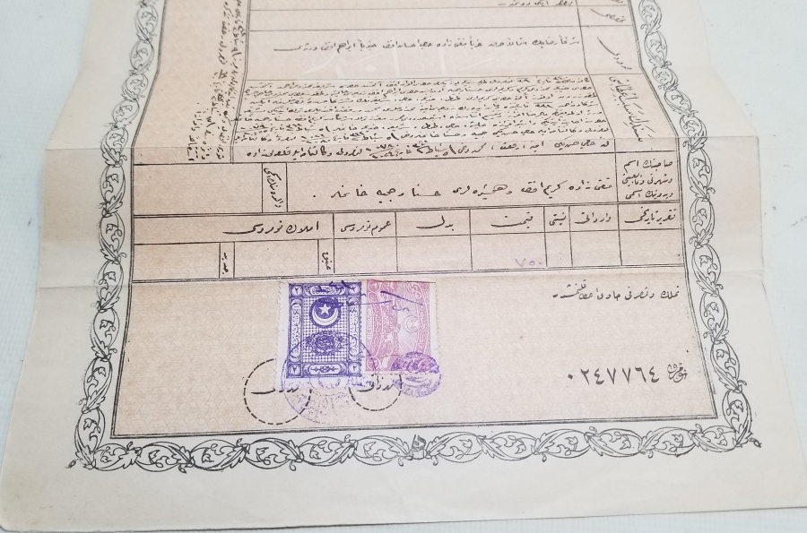 ORİJİNAL KARTONETİNDE CUMHURİYET BAŞLARI NADİR TAPU