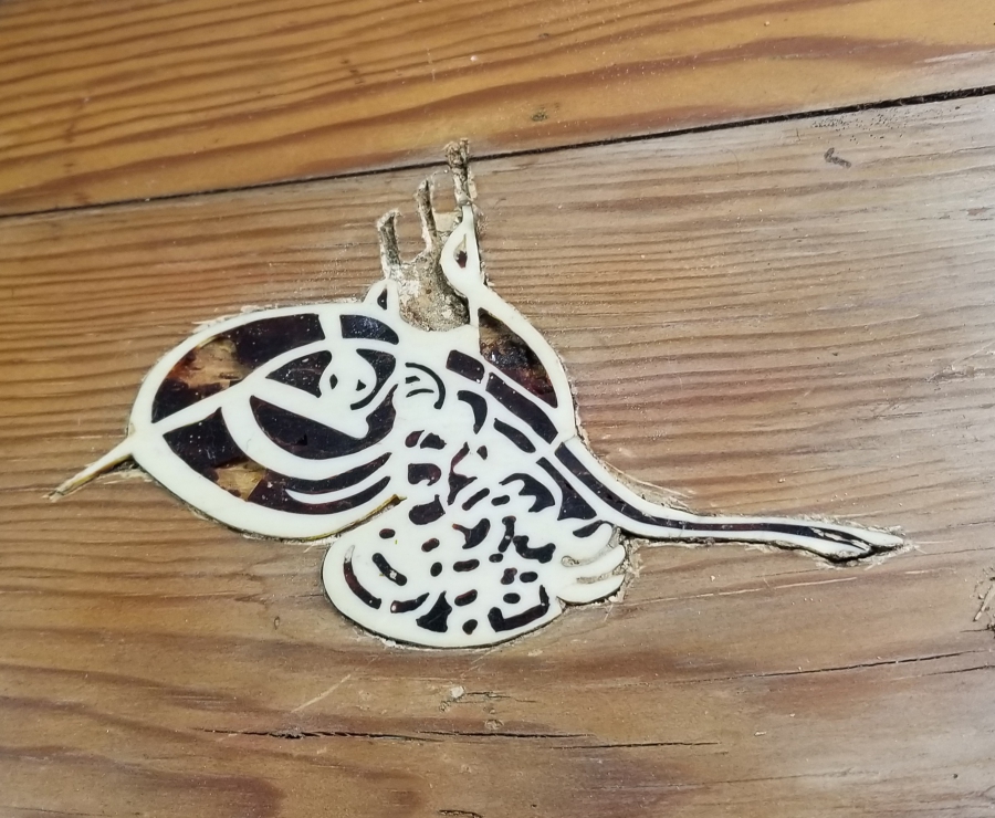 BAĞA VE FİLDİŞİNDEN MAMUL ABDÜLHAMİD HAN TUĞRALI OSMANLI DÖNEMİ SEHPA