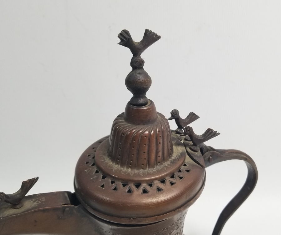 ÜZERİ USTA DAMGALI OSMANLI DÖNEMİ NADİR KUŞLU MIRRA