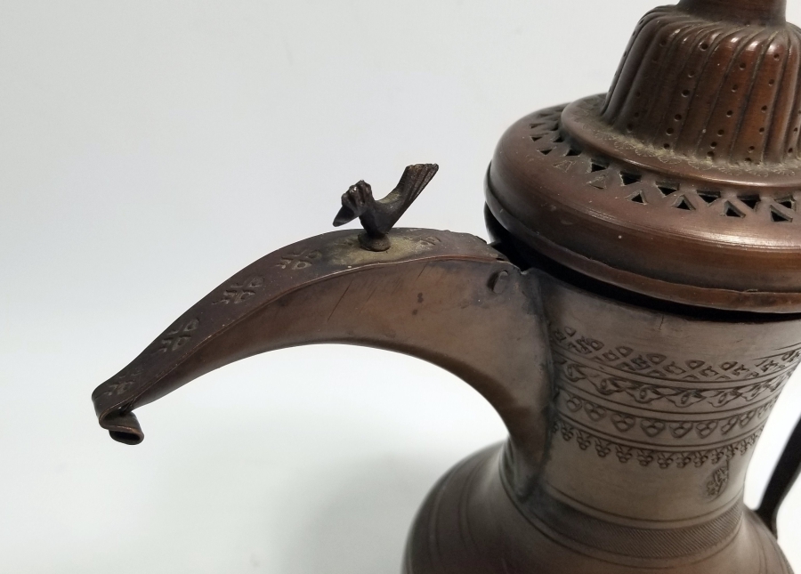 ÜZERİ USTA DAMGALI OSMANLI DÖNEMİ NADİR KUŞLU MIRRA