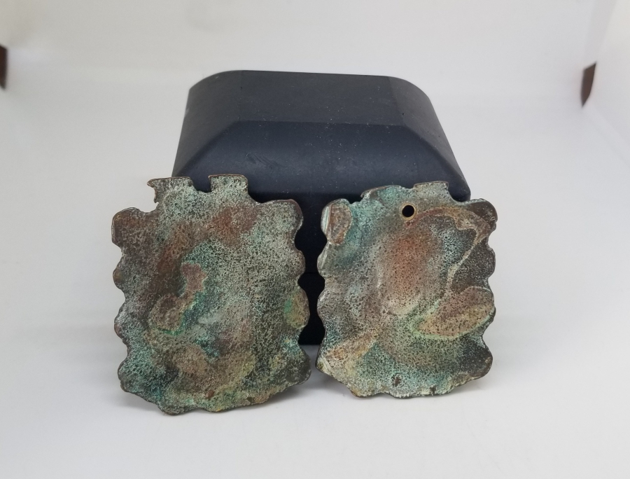 BRONZ DÖKÜM DEKORATİF KEMER PARÇALARI LOTU