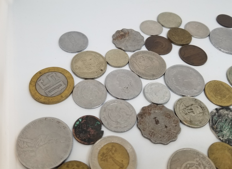 YERLİ VE YABANCI ANTİKA METAL PARA LOTU