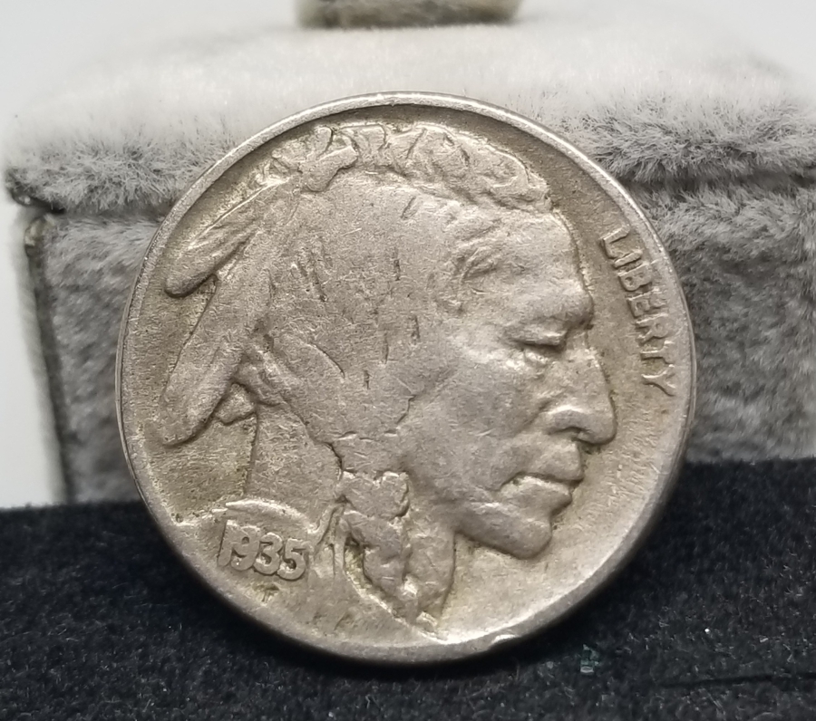 1935 YILI KOLEKSİYONLUK NİKEL AMERİKAN 5 CENT