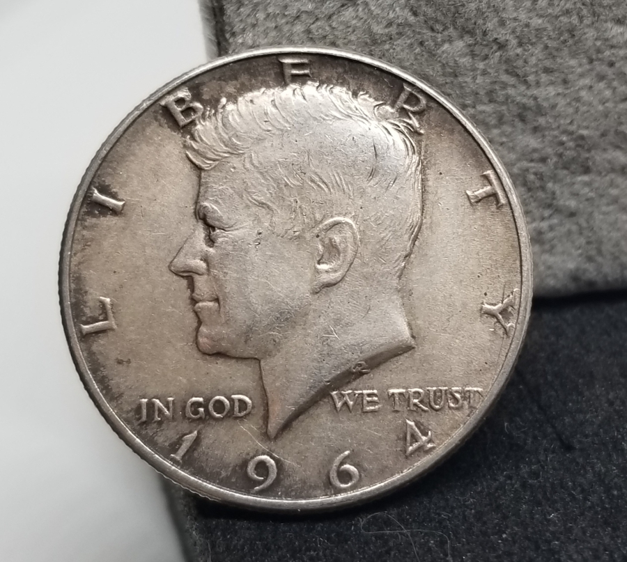 1964 YILI GÜMÜŞ KOLEKSİYONLUK AMERİKAN YARIM DOLAR