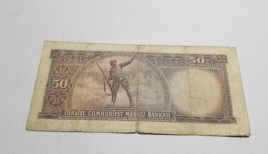 5. EMİSYON KOLEKSİYONLUK KAĞIT 50 LİRA