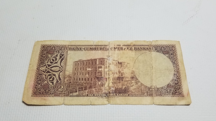 5. EMİSYON KOLEKSİYONLUK KAĞIT 2,5 LİRA